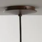 Lampă suspendată cu abajur din poliester Made in Italy - Toscot Junction Viadurini