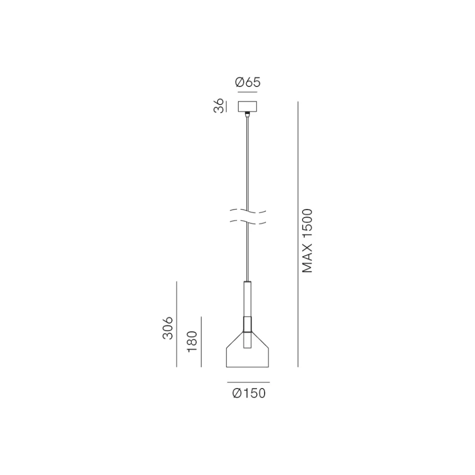 Lampa cu Suspensie cu Sticla in Diverse Forme Made in Italy - Sintonia Viadurini