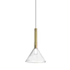 Lampa cu Suspensie cu Sticla in Diverse Forme Made in Italy - Sintonia Viadurini