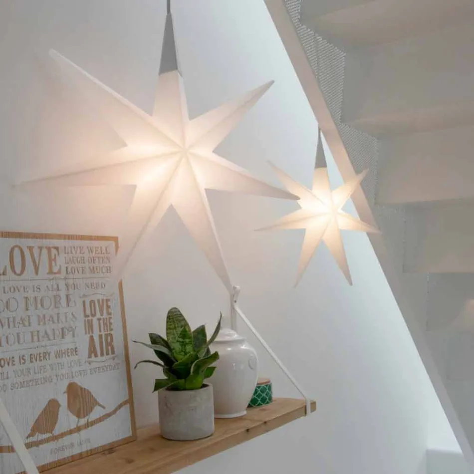 Lampă suspendată interioară Led Design modern Star - Pandistar Viadurini
