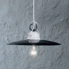 Lampa de design ceramic rustic Ferroluce Potenza Viadurini