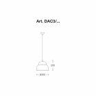 Design lampă suspendată din aluminiu - Cappadocia Aldo Bernardi Viadurini