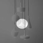 Design lampă suspendată în ceramică - Paiete L1 Aldo Bernardi Viadurini