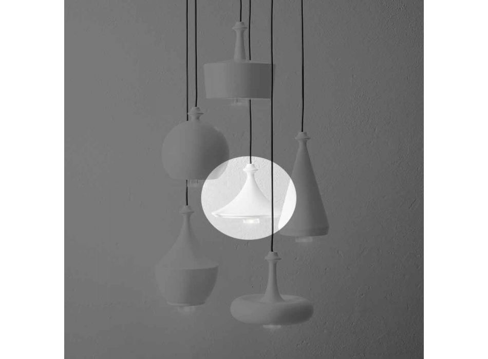 Design lampă suspendată în ceramică - Paiete L1 Aldo Bernardi Viadurini