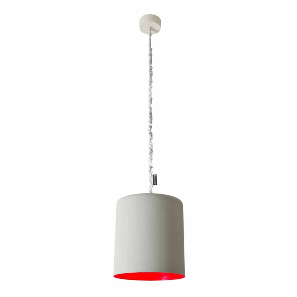 Lampa de pandantiv design In-es.artdesign Bin Ciment vopsit Viadurini