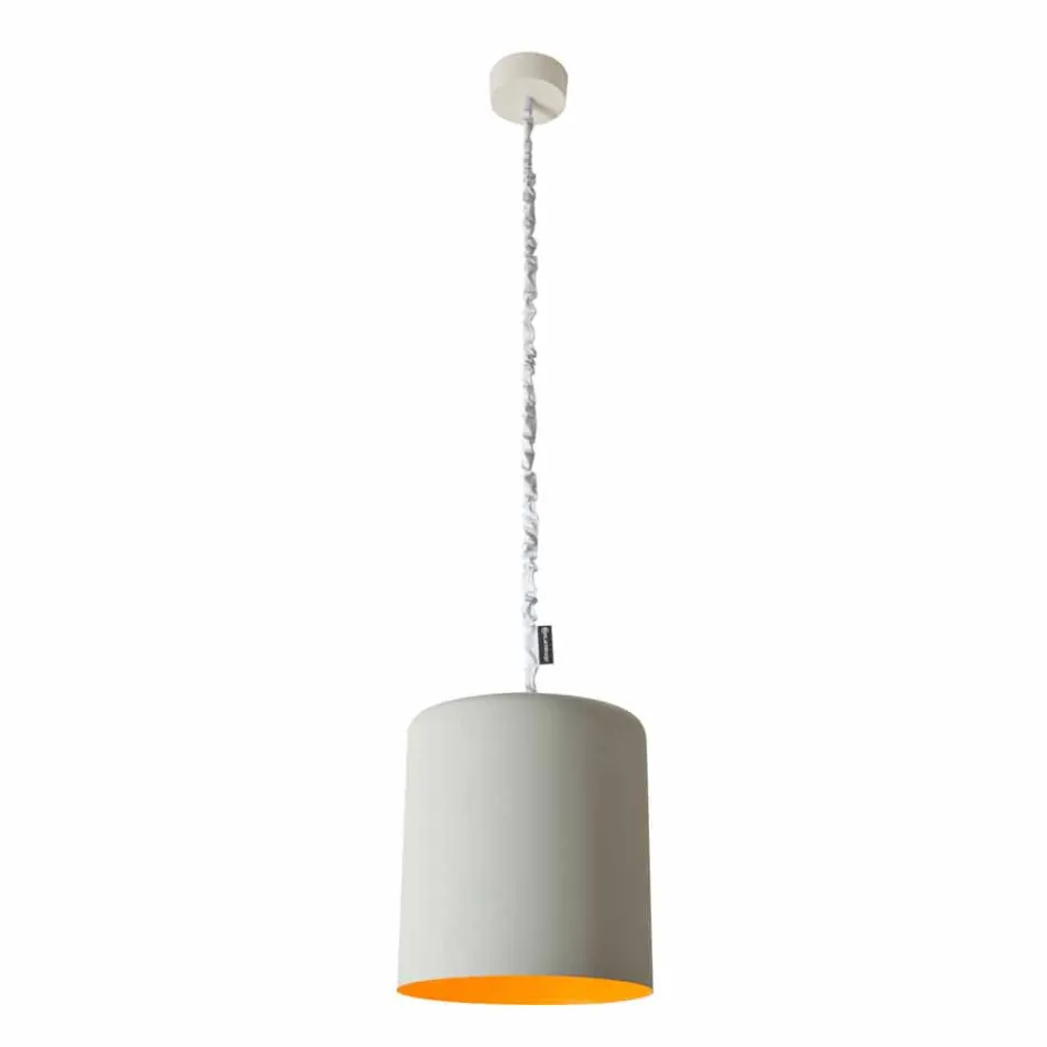 Lampa de pandantiv design In-es.artdesign Bin Ciment vopsit Viadurini