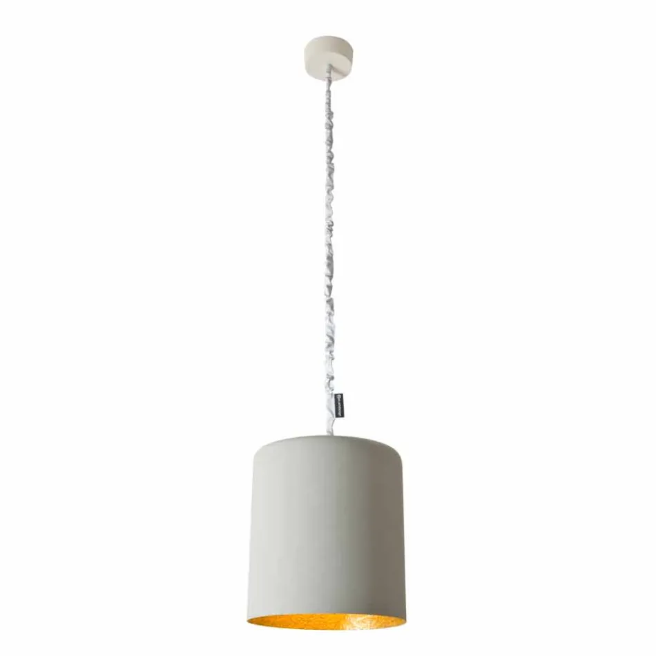 Lampa de pandantiv design In-es.artdesign Bin Ciment vopsit Viadurini
