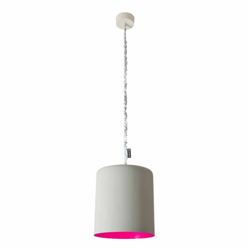 Lampa de pandantiv design In-es.artdesign Bin Ciment vopsit Viadurini