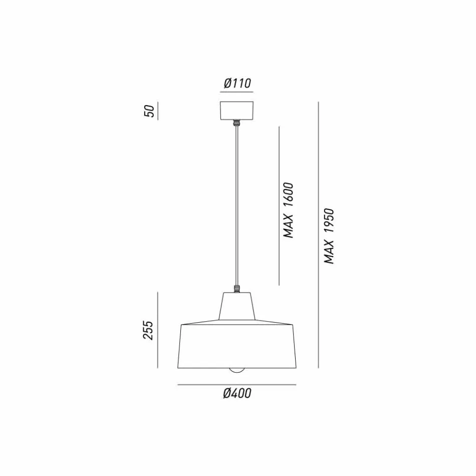 suspensie de proiectare a lămpii în fier antic Jean Il Fanale Viadurini