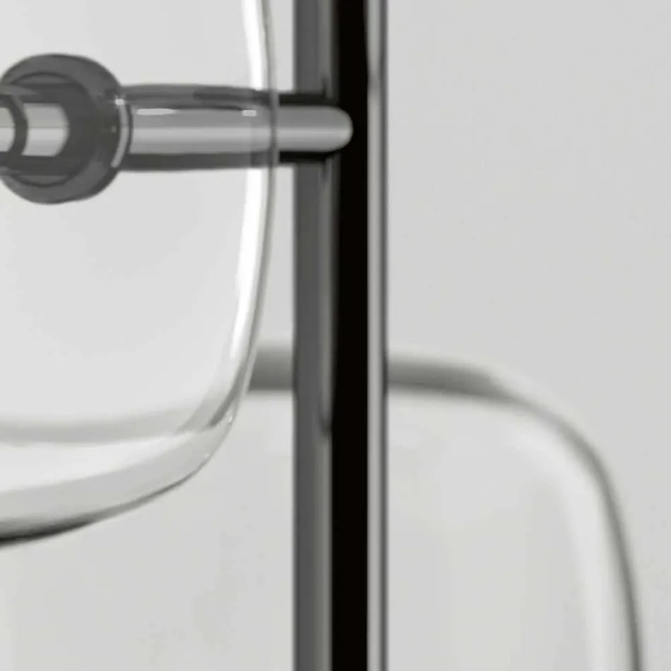 Lampă suspendată design din metal lucios Fabricat în Italia - Donatina Viadurini