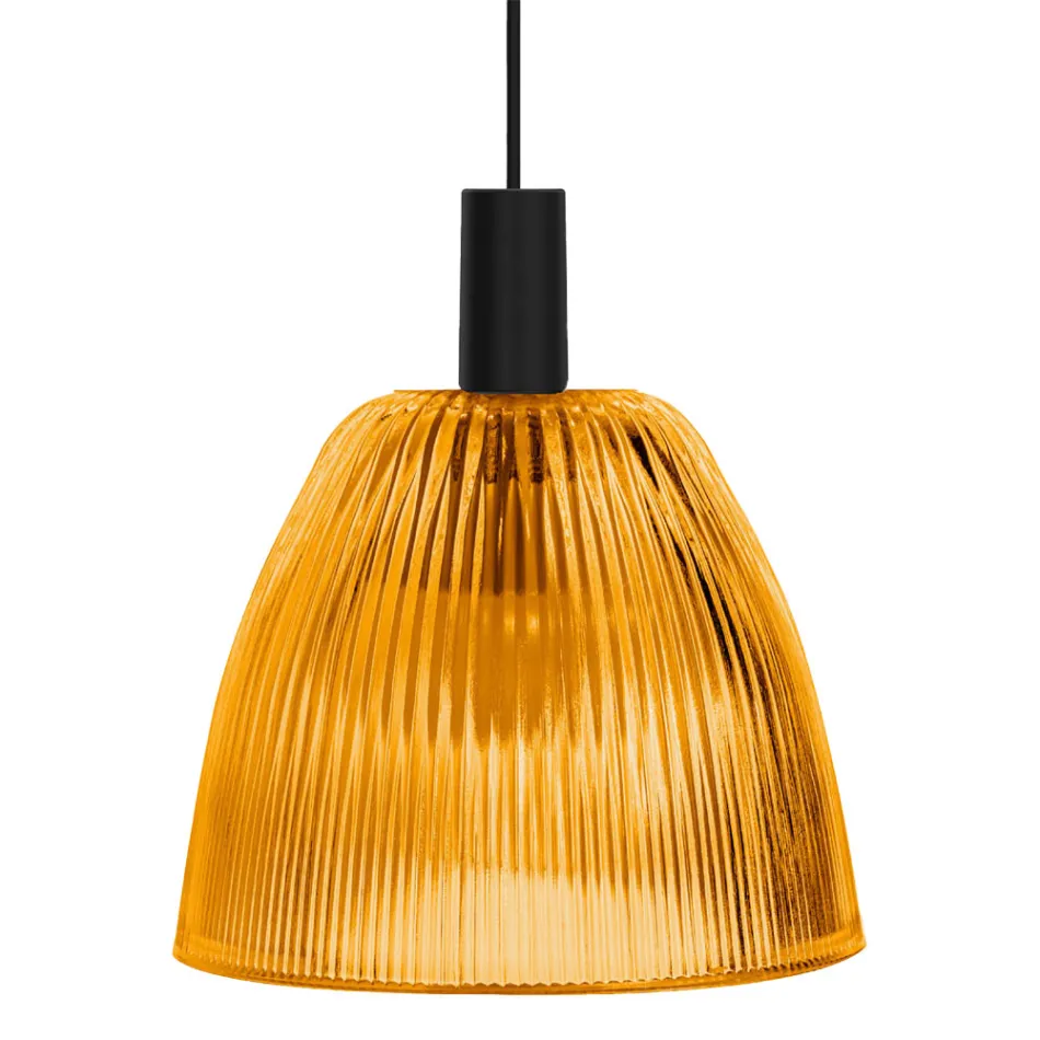 Lampă suspendată de design din sticlă venețiană Made in Italy - Safir Viadurini