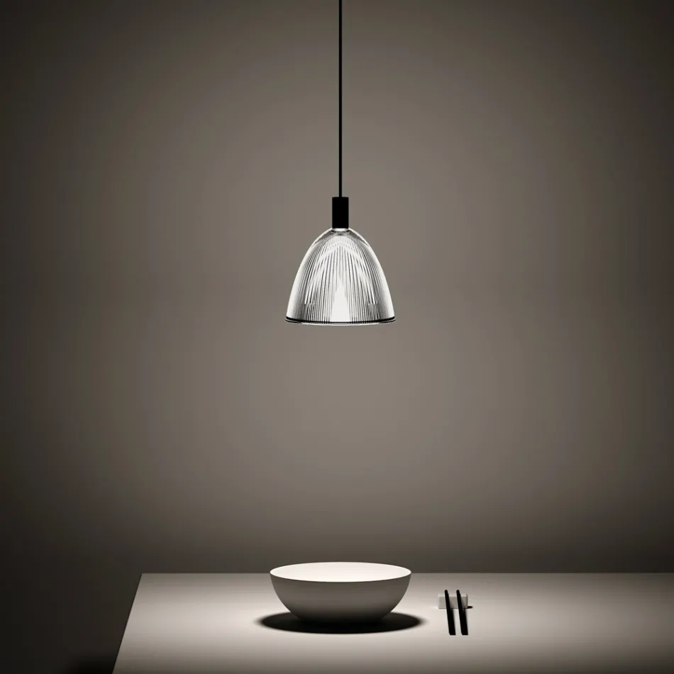 Lampă suspendată de design din sticlă venețiană Made in Italy - Safir Viadurini