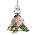 Designer pandantiv lampa rustic decorat Ferroluce Napoli Viadurini