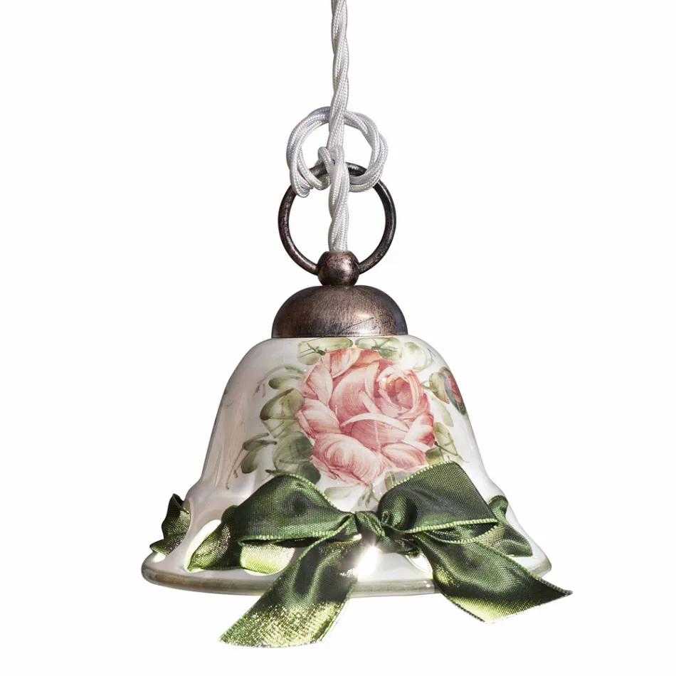 Designer pandantiv lampa rustic decorat Ferroluce Napoli Viadurini