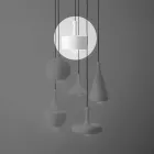 Lampă suspendată du Design în ceramică - L6 Glitter Aldo Bernardi Viadurini