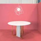 Lampa în suspensie din oțel modernă Ø60xh.60xL.cavo200cm, Adele Viadurini