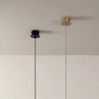 Lampă cu suspendare din aluminiu vopsit cu pulbere și cablu reglabil - Buxus Viadurini