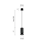 Lampă cu suspendare din aluminiu vopsit cu pulbere și cablu reglabil - Buxus Viadurini