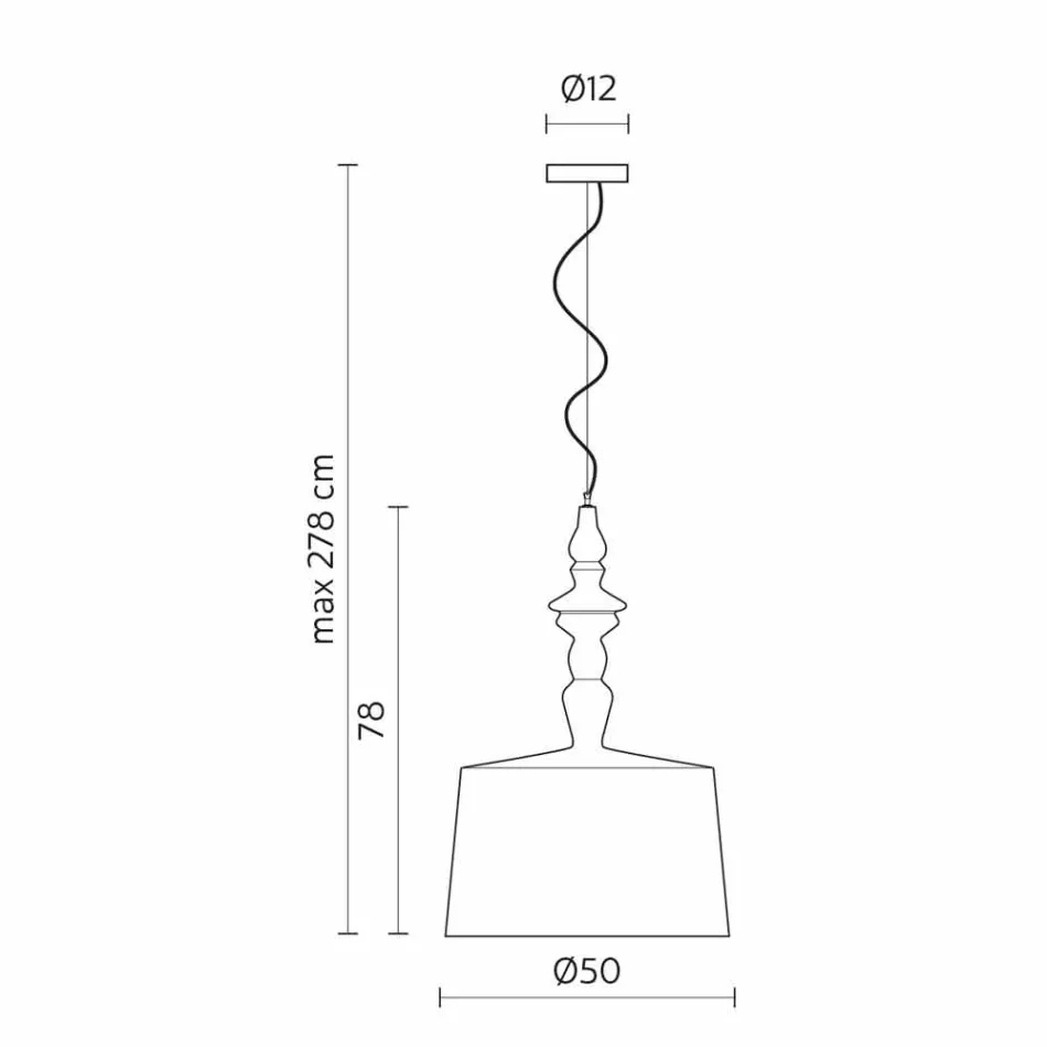 Lampă suspendată din ceramică albă. Umbra în design scurt de in - Cadabra Viadurini