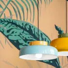 Lampa cu Suspensie din Ceramica Bicolora Made in Italy - Corcovado Viadurini
