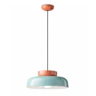 Lampa cu Suspensie din Ceramica Bicolora Made in Italy - Corcovado Viadurini