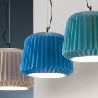 Lampă cu suspendare din ceramică colorată cu design modern - acordeon Viadurini