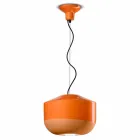 Lampa suspendată din ceramică colorată fabricată în Italia - Ferroluce Bellota Viadurini