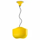 Lampa suspendată din ceramică colorată fabricată în Italia - Ferroluce Bellota Viadurini