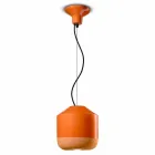 Lampa suspendată din ceramică colorată fabricată în Italia - Ferroluce Bellota Viadurini