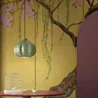 Lampa suspendata din ceramica cu 2 finisaje Made in Italy - Afoxe Viadurini