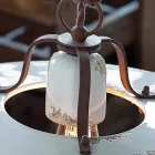 Lampa de suspensie ceramică și țară din metal Emily Ferroluce Viadurini
