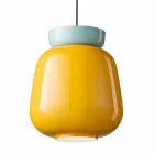 Lampa suspendata din ceramica si sticla Made in Italy - Corcovado Viadurini