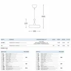 Lampa de suspensie în ceramică Lustri 4 Aldo Bernardi Viadurini