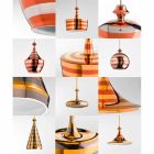 Lampa de suspensie în ceramică Lustri 4 Aldo Bernardi Viadurini