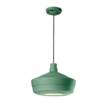 Lampa cu Suspensie din Ceramica Verde sau Noroi Made in Italy - Churuata Viadurini