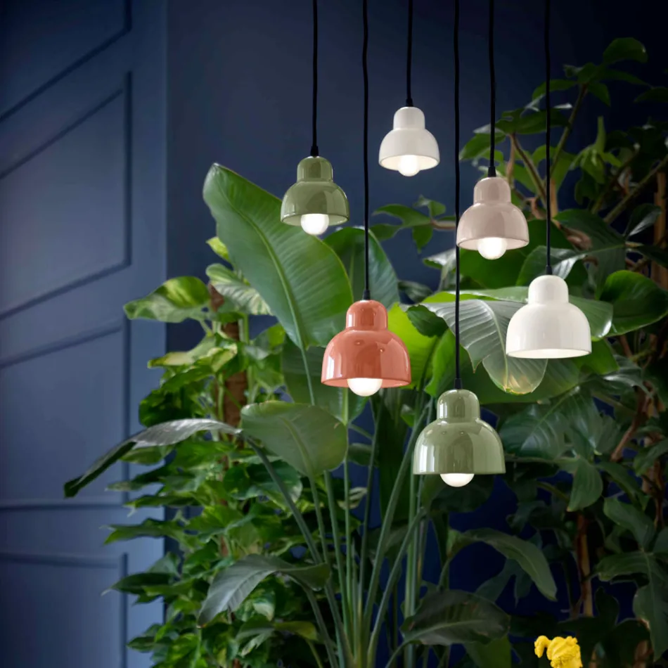 Lampa cu Suspensie in diferite finisaje si dimensiuni Made in Italy - Berimbau Viadurini