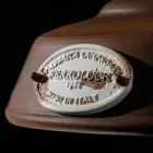 Lampă suspensie de fier antic și ceramică Teresa Ferroluce Viadurini