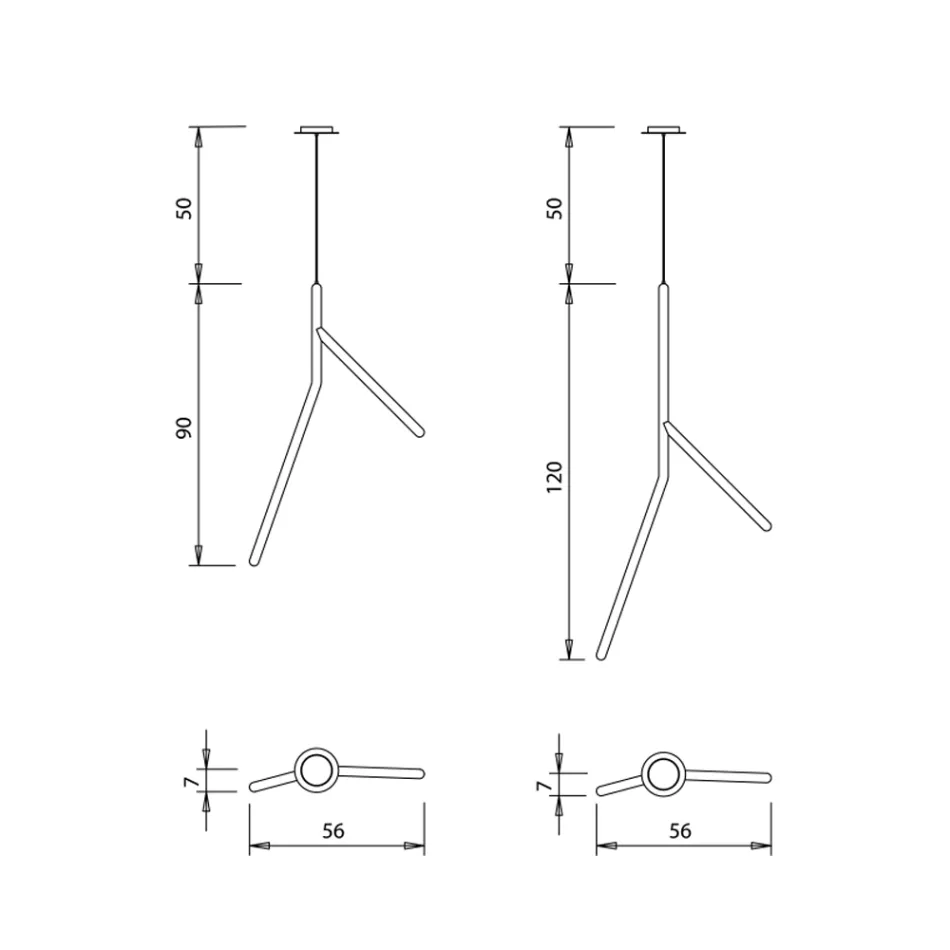 Suspensie din lemn masiv in diferite finisaje Made in Italy - Orlov Viadurini