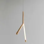 Suspensie din lemn masiv in diferite finisaje Made in Italy - Orlov Viadurini