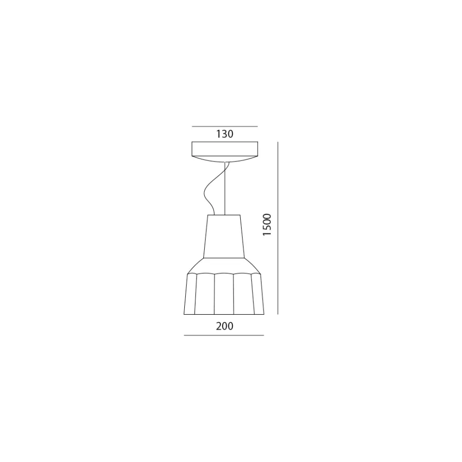 Lampă suspendată în majolică toscană Fabricată manual în Italia - Toscot Rossi Viadurini