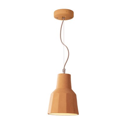 Lampă suspendată în majolică toscană Fabricată manual în Italia - Toscot Rossi Viadurini