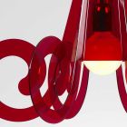 Agățat lampă în moderne de design diam metacrilat. 55cm Livia Viadurini