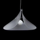Agățat lampă în design modern, metacrilat de diam.90 cm Nina Viadurini