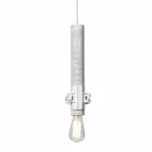 Lampă suspendată în alb, antracit sau metal auriu 2 dimensiuni - Meccasmo Viadurini