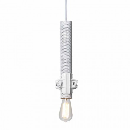 Lampă suspendată în alb, antracit sau metal auriu 2 dimensiuni - Meccasmo Viadurini