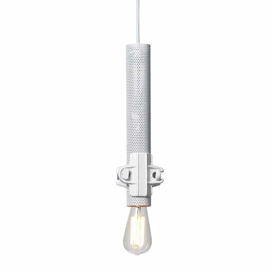 Lampă suspendată în alb, antracit sau metal auriu 2 dimensiuni - Meccasmo Viadurini