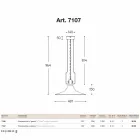 Lampă suspensie în alamă și cupru Mill cu cârlig Viadurini