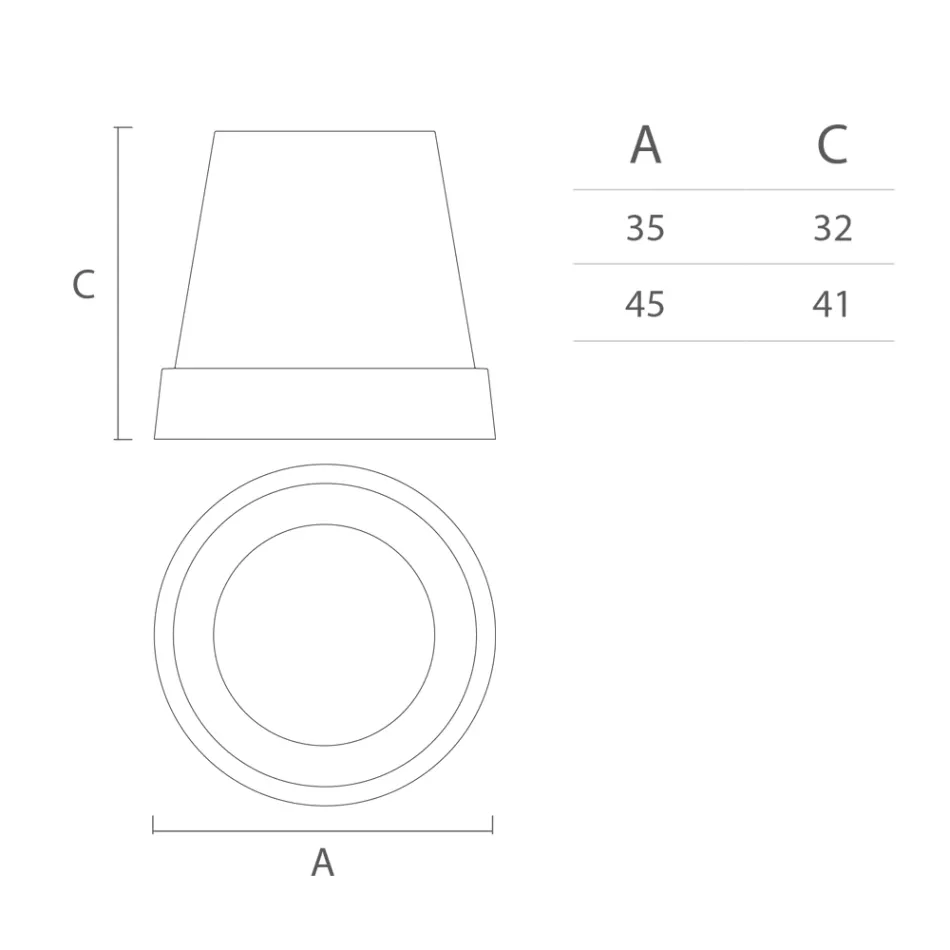 Lampa cu Suspensie din Polietilena Alba Fabricata in Italia - Minervo Viadurini