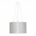 Lampa polipropilenă albă suspensie cu diametrul de 60 cm Debby