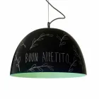 Lampa de pandantiv cu rășină In-es.artdesign H2o Tablă modernă Viadurini
